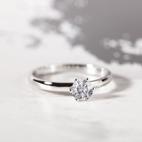 Certified 0.5ct. t.w. Diamond Solitaire Engagement Ring - Picture 5 of 16